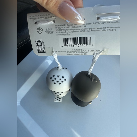 Hallmark Harry Potter and Hedwig Ornaments - Black, White, Red - Picture 5 of 7